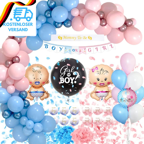 Gender Reveal Party Dekoration, Babyparty, Dekoration Unisex FüR Die Geburt, Jun-image