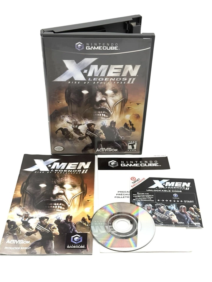 X 战警传奇 II:启示录的崛起(任天堂 GameCube,2005 年)已测试并可用 — 第 4/4 张图片