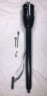 1962 1964 1965 1966 1967 Chevy Nova 30'' Black Floor Shift Tilt Steering Column - Imagen 1 de 4