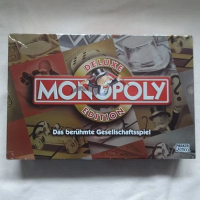 Monopoly Deluxe Edition Brettspiel Gesellschaftsspiel Vollständig Parker - Bild 1 von 4