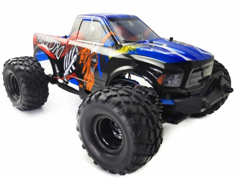Camión sin escobillas Himoto Racing Drekkar 1/10 RTR 4x4 todoterreno eléctrico 2,4 G Foto 2 de 4