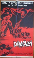 1965 BILLY THE KID VS. DRACULA 1SH Movie POSTER Rare ED. John Carradine