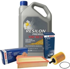 Service Kit for AUDI A3 1.9 TDi – Bosch Air & Oil Filters + 5 Litres Oil 5W30