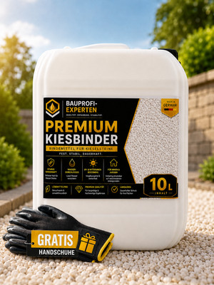 Premium Kiesbinder Angebot   UV- & Wetterbeständig + Gratis Handschuhe