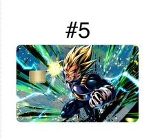 2 Premium Print Vegeta SSJ1 #5 Small Chip Bank Debit/Credit Card Skin