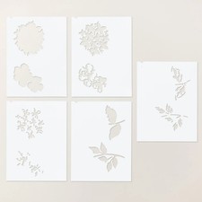 Stampin' Up Thankful Garden Decorative Masks, NEW and Sealed, 5 Layering Masks