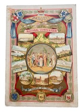 1901 STATE BANQUET INAUGURATION COMMONWEALTH OF AUSTRALIA DINNER MENU