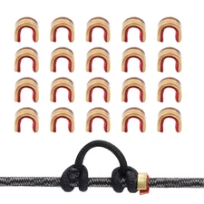 Archery Bow String Nocking Points Strings Nock Sets Brass Buckle Clip Knocking