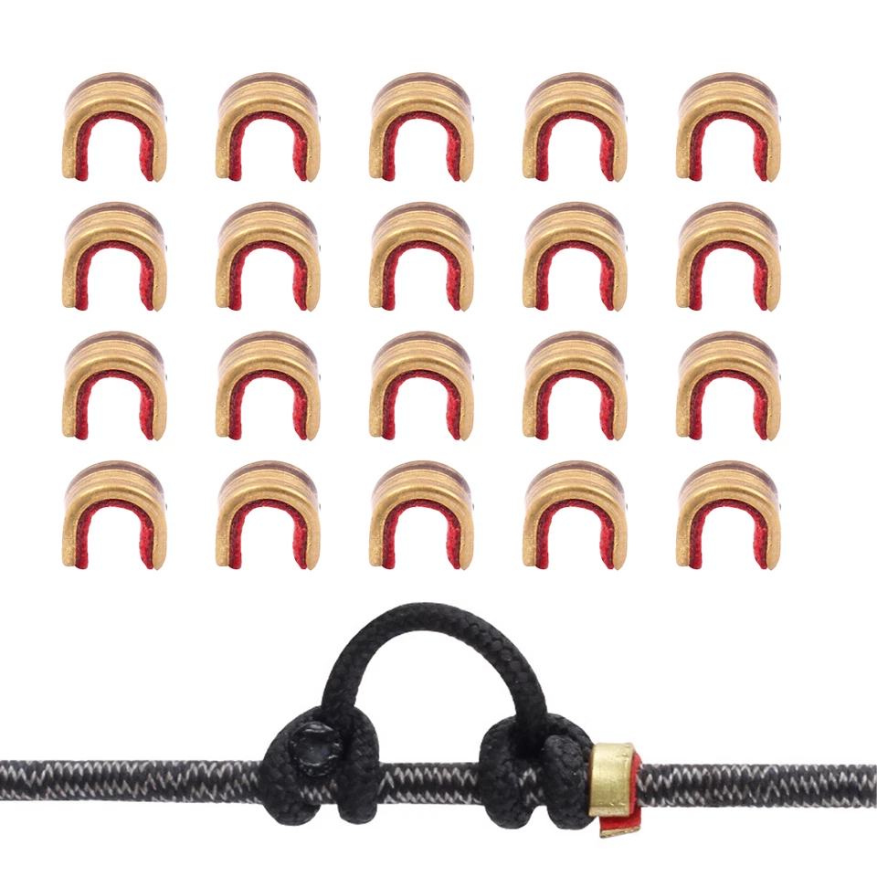 Brass Bow String Nock Points Arrows Bowstring Buckle Clip Nocking Points Archery - Image 3 of 4