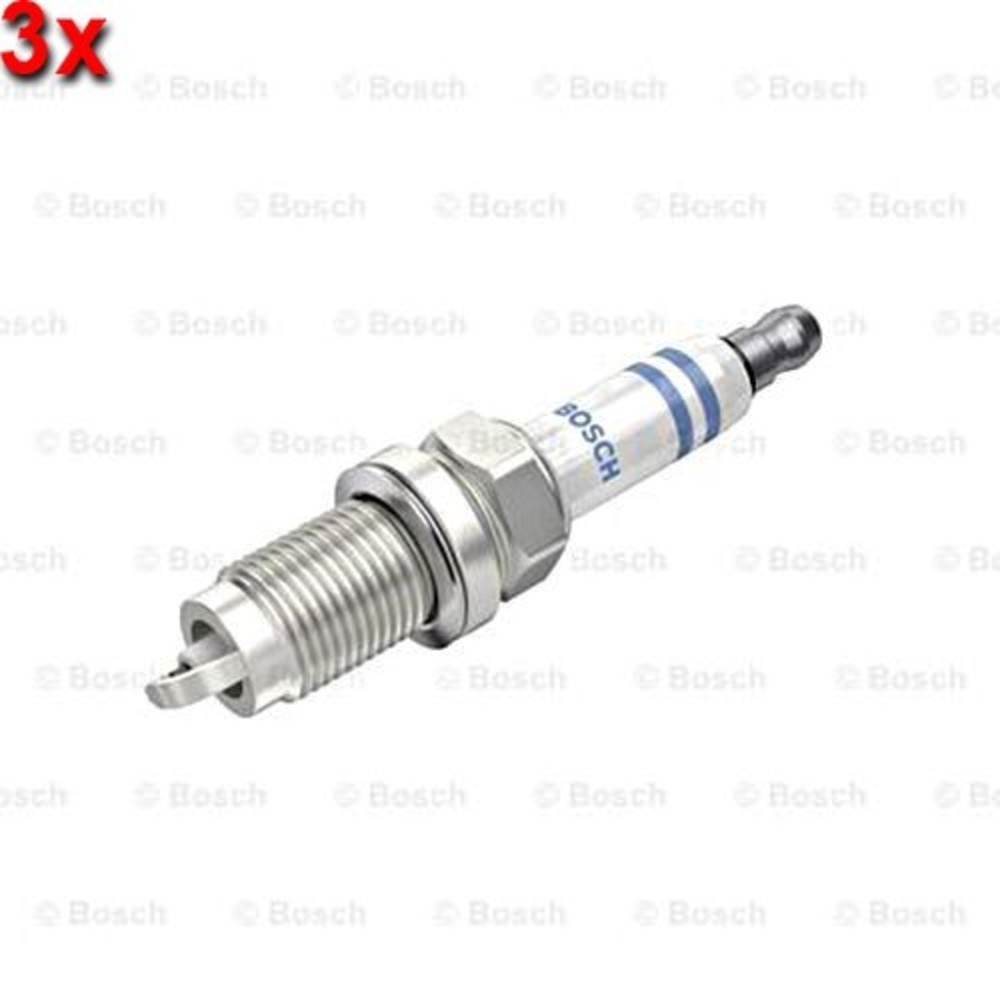 BOSCH 3x Spark Plug For JEEP Cherokee SEAT Cordoba SKODA VW Fox 84-17 0242236565