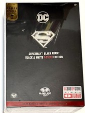 DC McFarlane Gold Label Superman Black Adam B&W Accent Edition