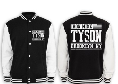 BROOKLYN KID M2 IRON MIKE TYSON Collegejacke EVANDER HOLYFIELD