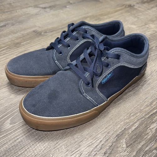 Maui and Sons Schuhe Herren Größe 12 Wildleder Niedrig Canvas Skate Turnschuhe Gummisohle - Bild 2 von 16