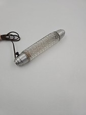 Vintage Art Deco Glass Bullet Headboard Bed Reading Light Lamp WORKS READ DESC 