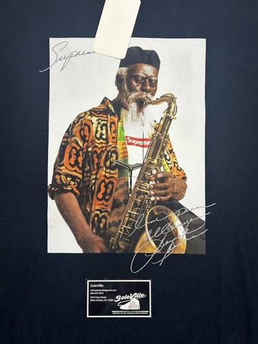 Supreme Pharoah Sanders Tee Navy Size Large - #308 - Bild 2 von 5