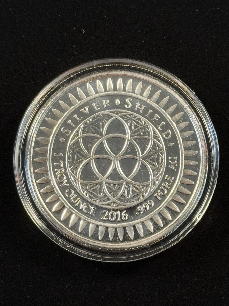 2016 Silver Shield Crucible 1oz .999 Proof W/COA - NO BOX - Item