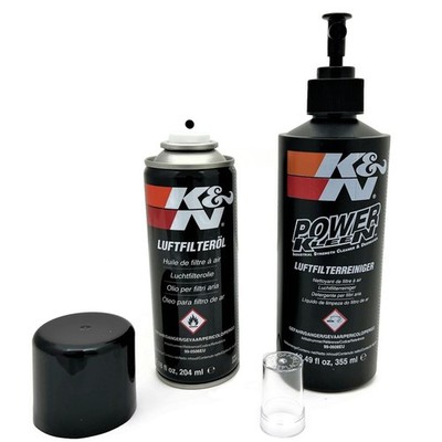 K&N 99-5003EU Reinigungsset Pflegeset Reiniger + Luftfilteröl Sportluftfilter