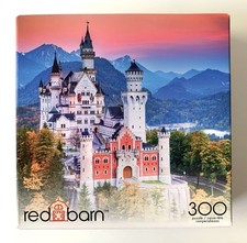 Neuschwanstein Castle Bavaria Germany Landscape 300 Pcs. Red Barn Puzzle 11X15