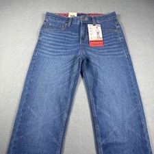 NWT Levi  s 514 Straight Fit Youth Jeans Sz 14 Reg 27x29 Medium Blue Wash