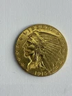 1915 GOLD US  $2.5 DOLLAR INDIAN HEAD QUARTER EAGLE COIN -4.1 Grams