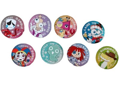 The Amazing Digital Circus Can Badge Lot Neu