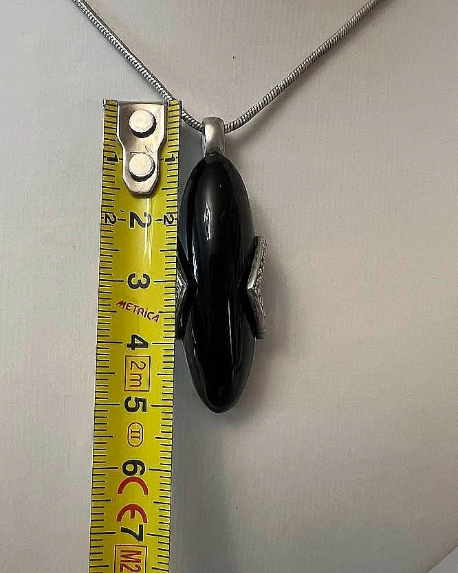 Ciondolo argento 925 sterling con onice - Immagine 4 di 4