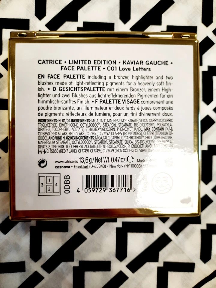 Catrice Kaviar Gauche Face Palette - Limited Edition - Blush Highlighter Bronzer - Bild 3 von 4
