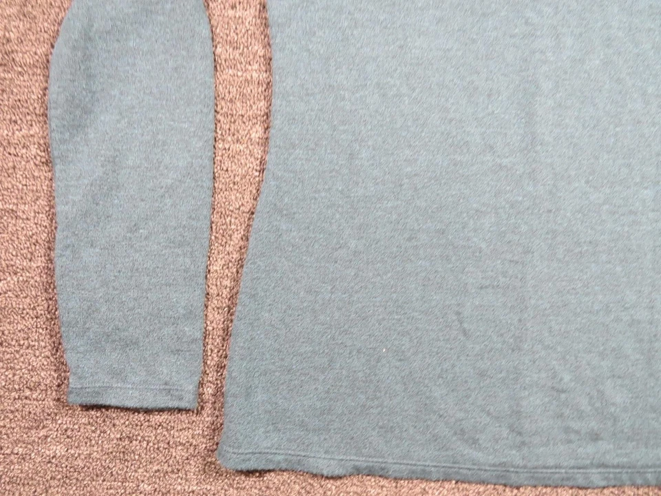 Camisa Cuddl Duds Mujer Azul Medio Ultra Acogedora Manga Larga Capa Base Térmica Foto 3 de 4