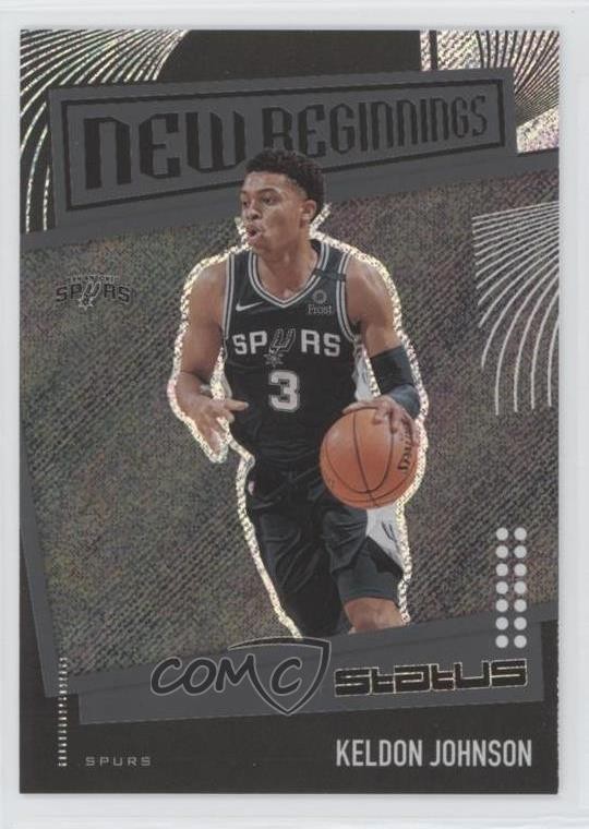 2019-20 Panini Status Tmall New Beginnings Keldon Johnson #3 Rookie RC 0q0