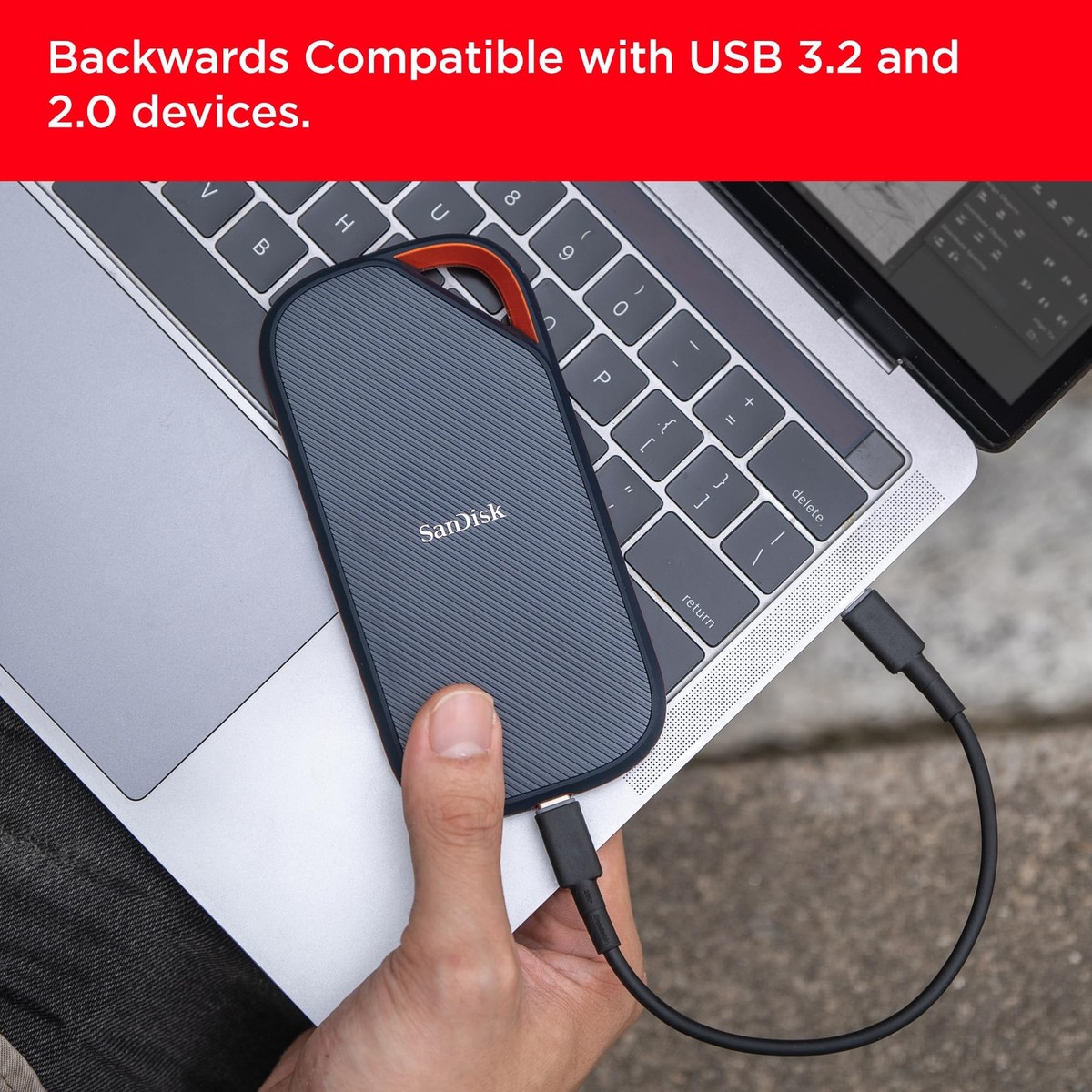 【新品未開封】SanDisk 4TB エクストリームプロ E82-GH25 Amazon | SanDisk 4TB Extreme PRO Portable SSD - Up to 2000MB