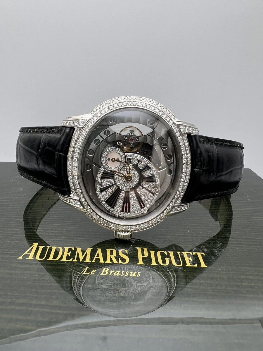 Audemars Piguet Millenary 15350ST Full Custom Set Diamonds 5 CTTW
