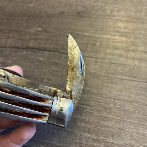 Vintage Stellar Japan Camp Knife Multi Tool Large Plus Extra - Picture 7 of 11
