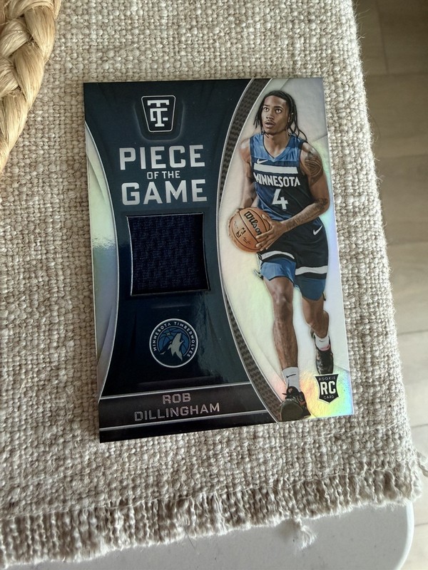 Rob Dillingham Panini Totally Certified RC Patch #POG-RBD