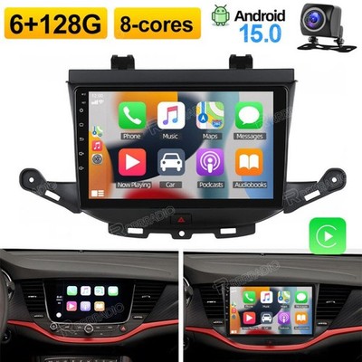 6+128GB Android 15 Carplay Für Opel Astra K 2015-2019 9'' Autoradio GPS Navi WIFI