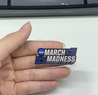 2026 March Madness Commemorative Acrylic Brooch Pin 2'' NCAA College Basketball