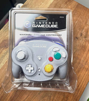 Nintendo GameCube WaveBird Wireless Controller Factory Sealed OEM Gray Receiver