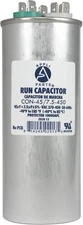 Appli Parts Dual Run Capacitor for ac 45+7.5 Mfd uF (microfarads) 370VAC or... 