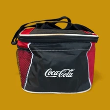 Coca-Cola branded, insulated, soft-sided cooler bag or lunch tote