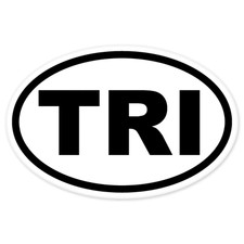 Tri Triathlon Car Bumper Sticker Window Decal 5 X 3 Tri Triathlon Car Bumper Sticker Window Decal 5 X 3