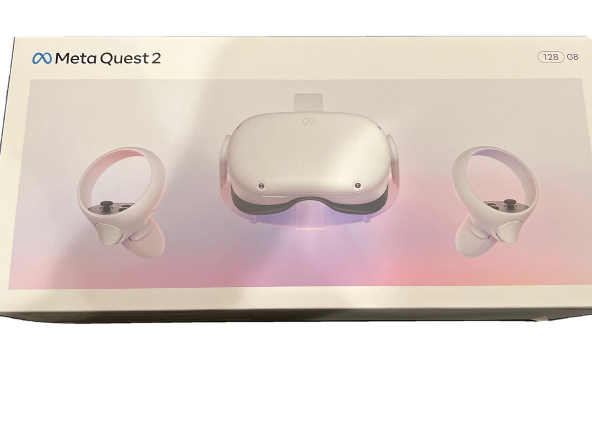Meta Oculus Quest 2 128GB Standalone VR Headset - White
