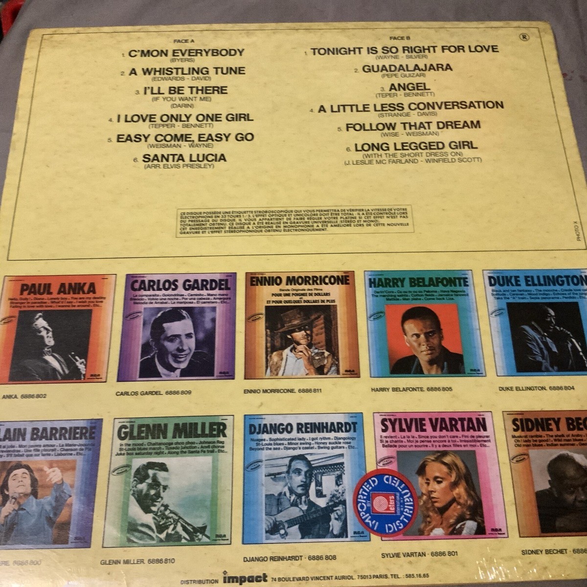 洋楽 DISQUES EN OR ELVIS PRESLEY elvis-presley-les-disques-en-