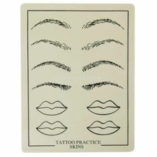 5/10/20/50/100Pcs 8x6" Tattoo Practice Skin for Needles eyebrow Lip US SELLER