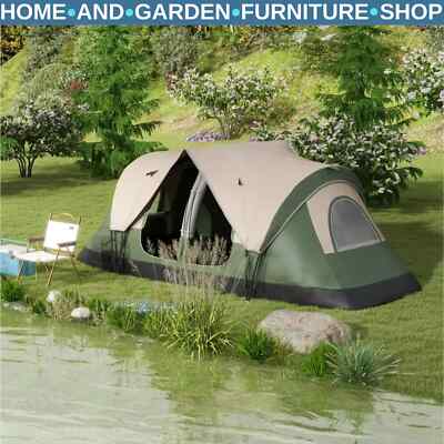 Campingzelt für 6 bis 8 Mann mit 2000mm wasserdicht Rainfly und Tragetasche Outdoor