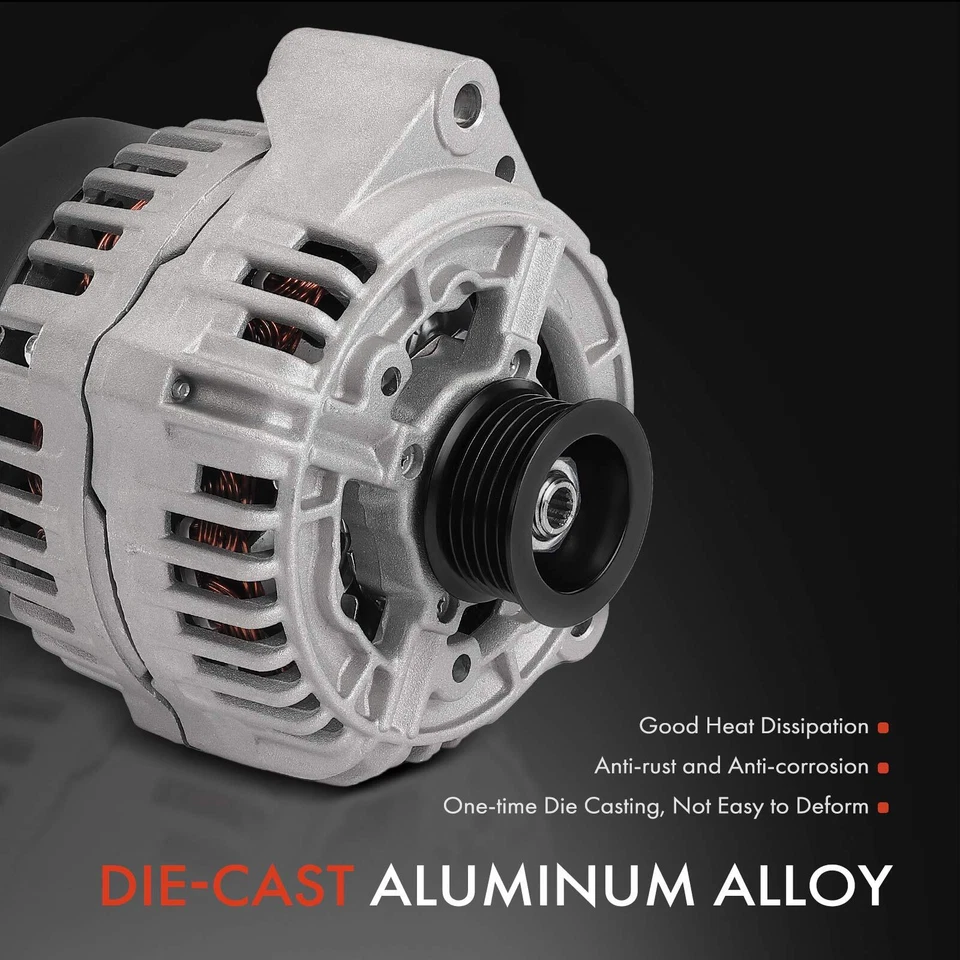 Alternador para Mercedes-Benz S420 S500 CL55/C43 AMG 150 Amp 12 Voltios CW 6 Ranuras Foto 4 de 4