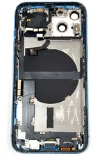 Apple iPhone 13 6.1" 2021 Blue Rear Back Case Frame Cracked Original Grade F