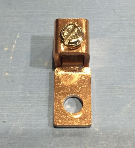 10pcs CXS35-36-C Copper Terminal Lug 1 Conductor 1 Hole Mount 3/16" 14-6AWG - Picture 2 of 3