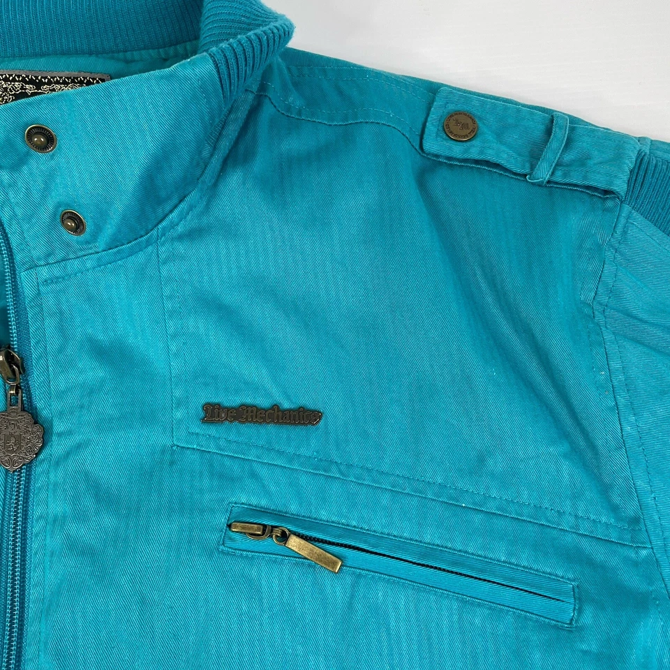 Live Mechanics Mens Jacket Full Zip Blue Size XL - Image 4 of 4