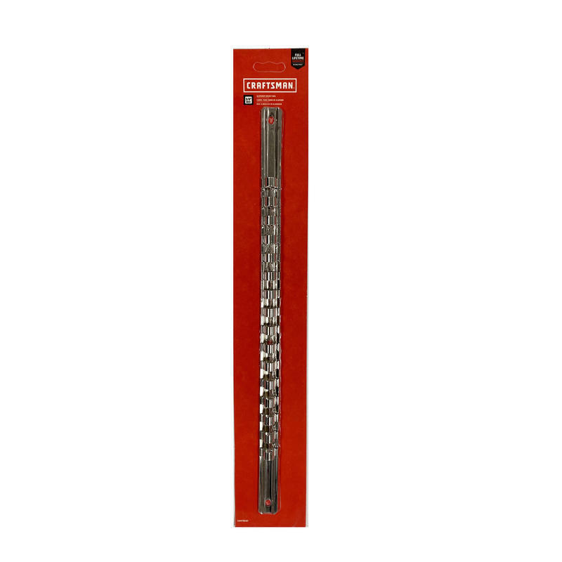 Craftsman 17-1/4 in. L X 1/4 in. Drive Socket Rail - 1 pc Craftsman 17-1/4 in. L X 1/4 in. Drive Socket Rail - 1 pc