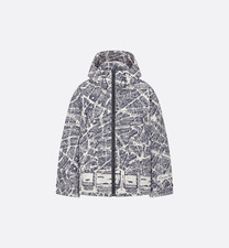Dior Hooded Anorak Technical Taffeta Jacquard With Plan De Paris Motif. Size S