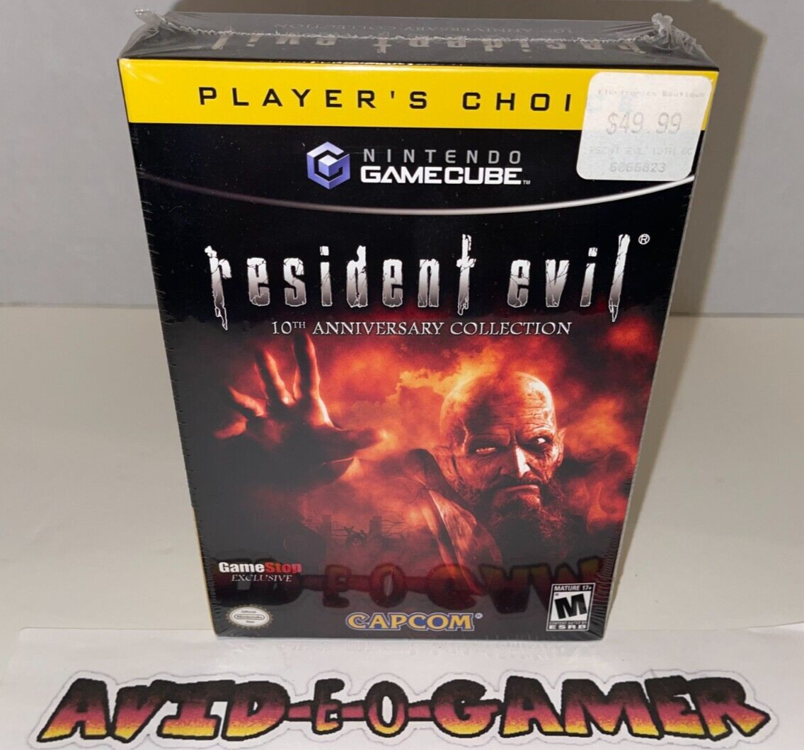 Resident Evil 10th Anniversary Collection Nintendo Gamecube